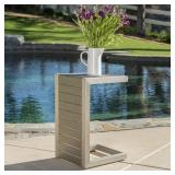 Cape Coral C-Shaped End Table by Christopher Knight Home Retail:$107.99