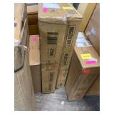 Carson Carrington Borlange Mid-century White and Walnut 3-drawer Chest Retail:$259.99 ***TWO BOXES***