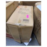 HOMCOM Round Linen Fabric Storage Ottoman Footstool with Removable Lid Retail:$152.49