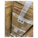 Carbon Loft Elisgner Industrial Black Metal 29-inch Kitchen Island Table Retail:$349.99