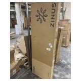 Zinus Linda Wood Brown Twin Mid Century Platform Bed Frame