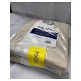 Pair of Sun Zero Valencia 54" x 95" Cabana Stripe Indoor/Outdoor Uv Protectant Curtain Panels