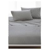 Marimekko 100% Cotton Percale Sheet Sets Queen Ajo Black