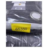 SunSmart Makayla Printed Texture Cotton Panel with Removable Total Blackout Liner, 84" x 50"