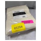 Pair of Silvia 50" x 63" Crushed Semi-Sheer Curtain Panels