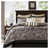 Madison Park Wellington 12-piece Bed in a Bag with Sheet Set Retail:$174.98