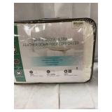 puredownÂ® Light Weight Luxury White Down Comforter Down Fiber Duvet Insert 100% Cotton Shell Down Proof,Baffle Box Stitched King/Cal King Size