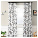 Pair of Exclusive Fabrics & Furnishings Elm Blackout 50" x 84" Curtain Panels