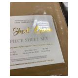 Sweet Home Collection Solid Microfiber Deep Pocket 1500 Thread Count Sheet Sets, Short Queen, Brown, 6-Pieces