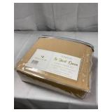 Sweet Home Collection Solid Microfiber Deep Pocket 1500 Thread Count Sheet Sets, Short Queen, Brown, 6-Pieces