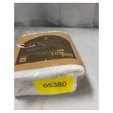 Zinus SmartBase Bed Skirt, Twin, White