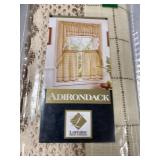 Adirondack ecru/toast 36" kitchen curtain tier