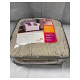 Surefit Sure Fit Piccadilly Velvet Embossed Stretch Chair Slipcover Birch 1