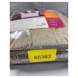 Surefit Sure Fit Piccadilly Velvet Embossed Stretch Chair Slipcover Birch 1