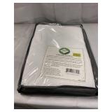 H.VERSAILTEX 100% Blackout White Curtains 84 Inches Long Full Light Blocking Curtain Draperies for Bedroom Living Room Thermal Insulated Functional Soft Thick Window Treatment Set of 2 Panels