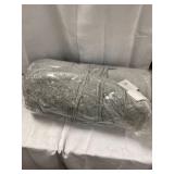 27"x74" Alder Chenille Lounge Floor Pillow Cushion Gray