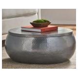 Ferster Aluminum Drum Coffee Table by Christopher Knight Home Retail:$249.99