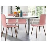 Carson Carrington Viken Mid-Century Modern Upholstered Dining Chairs (Set of 4) Retail:$200.92