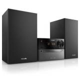 Philips BTM2310 Mini Stereo System with Bluetooth (CD, MP3, USB for Charging, Ukw, 15 Watt) - Black