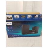 Philips BTM2310 Mini Stereo System with Bluetooth (CD, MP3, USB for Charging, Ukw, 15 Watt) - Black