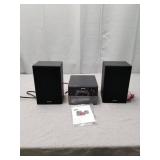 Philips BTM2310 Mini Stereo System with Bluetooth (CD, MP3, USB for Charging, Ukw, 15 Watt) - Black