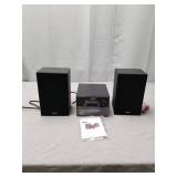 Philips BTM2310 Mini Stereo System with Bluetooth (CD, MP3, USB for Charging, Ukw, 15 Watt) - Black