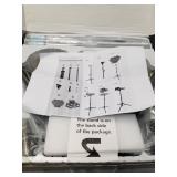 9 Pads) Electronic Drum Set with Light Up Drumsticks and Stand, Electronic Drum Pad with 5 Different Drum Kit, 10 Unique Rhythms, Bulit-in Double Speakers, Roll Up Drum Kit, Kids Drum Set