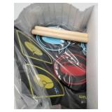 9 Pads) Electronic Drum Set with Light Up Drumsticks and Stand, Electronic Drum Pad with 5 Different Drum Kit, 10 Unique Rhythms, Bulit-in Double Speakers, Roll Up Drum Kit, Kids Drum Set