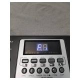 Beginner 61-Key Portable Electric Keyboard with Built-in Speakers, Digital Display, Microphone, Dual Power Supply, Recording, Adult Music Sheet Music Stand, Black, 29.9 Inch