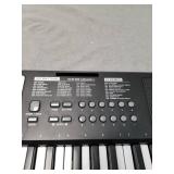 Beginner 61-Key Portable Electric Keyboard with Built-in Speakers, Digital Display, Microphone, Dual Power Supply, Recording, Adult Music Sheet Music Stand, Black, 29.9 Inch