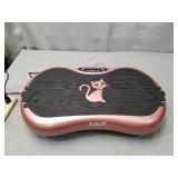 Ravs Vibration Plate Exercise Machine Whole Body Workout Machine Vibration Fitness Platform Machine Home Training Equipment with Resistance Bands, Remote Control and Max Load 330lbs