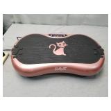 Ravs Vibration Plate Exercise Machine Whole Body Workout Machine Vibration Fitness Platform Machine Home Training Equipment with Resistance Bands, Remote Control and Max Load 330lbs