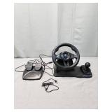 Superdrive - GS550 steering racing wheel with pedals, paddles, shifter and vibration for Xbox Serie X/S, PS4, Xbox One, PC (programmable for all games)