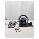 Superdrive - GS550 steering racing wheel with pedals, paddles, shifter and vibration for Xbox Serie X/S, PS4, Xbox One, PC (programmable for all games)