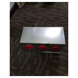 RentACoop 65lb Capacity 6-Port All Weather Metal Poultry Feeder Used