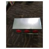 RentACoop 65lb Capacity 6-Port All Weather Metal Poultry Feeder Used