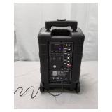 Moukey Karaoke Machine Speaker,Bluetooth Outdoor Portable Wireless Speaker PA System with 10" Subwoofer, DJ Lights,Rechargeable Battery, Microphone, Recording, MP3/USB/TF/FM (RMS 140W to 520W Peak)