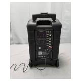 Moukey Karaoke Machine Speaker,Bluetooth Outdoor Portable Wireless Speaker PA System with 10" Subwoofer, DJ Lights,Rechargeable Battery, Microphone, Recording, MP3/USB/TF/FM (RMS 140W to 520W Peak)