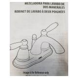 MOEN TWO HANDLE LAVATORY FAUCET