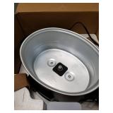 BLACK+DECKER 7-Quart Digital Slow Cooker with Chalkboard Surface, Slate, SCD4007