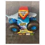 Monster Jam, Official Megalodon Storm All-Terrain Remote Control Monster Truck Toy Vehicle, 1:15 Scale