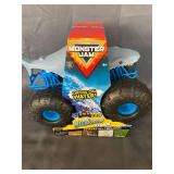 Monster Jam, Official Megalodon Storm All-Terrain Remote Control Monster Truck Toy Vehicle, 1:15 Scale