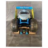 Monster Jam, Official Megalodon Storm All-Terrain Remote Control Monster Truck Toy Vehicle, 1:15 Scale