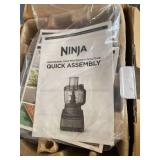 Ninja - Professional Food Processor, 1000 Peak Watts, 9-Cup Capacity, Auto-iQ Preset Programs - Silver