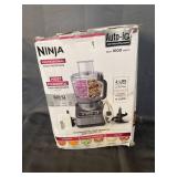 Ninja - Professional Food Processor, 1000 Peak Watts, 9-Cup Capacity, Auto-iQ Preset Programs - Silver