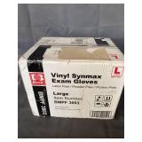 VINYL SYNMAX EXAM GLOVES LATEX FREE SIZE LARGE ITEM NUMBER- BMPG 3003 10 BOXES