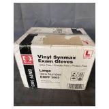 VINYL SYNMAX EXAM GLOVES LATEX FREE SIZE LARGE ITEM NUMBER- BMPG 3003 10 BOXES