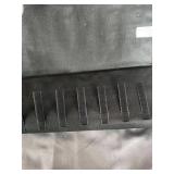 DUAL SIDED BLACK HANGER JEWELRY ORGANIZER WITH STRAPS AND POUCHES