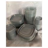 RUBBERMAID TUPPER WARE BLACK SET BIG TO SMALL BOWLS VARIETY WITH LIDS