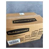 RUBBERMAID TUPPER WARE BLACK SET BIG TO SMALL BOWLS VARIETY WITH LIDS